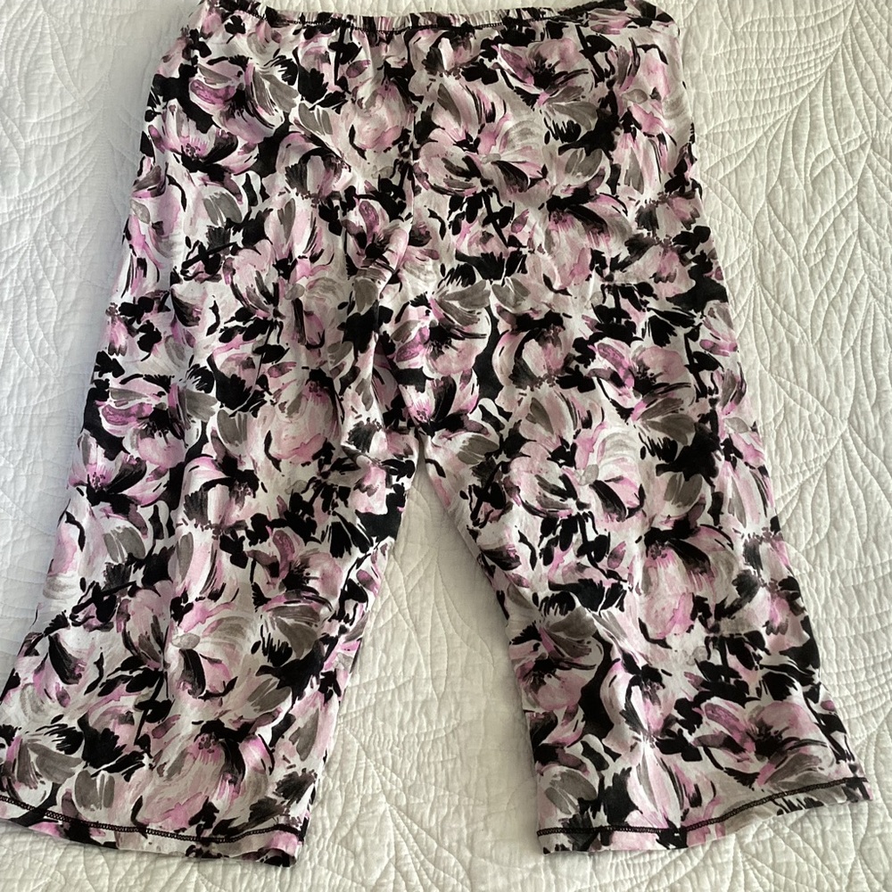 No Label M colorful cropped pants Sz M
